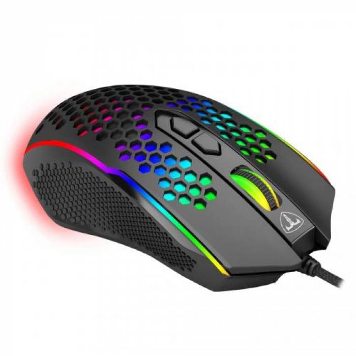 Mouse Optic T-Dagger Imperial, USB, Black