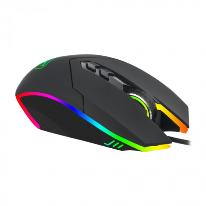 Mouse Optic T-Dagger Lieutenant, RGB LED, USB, Black