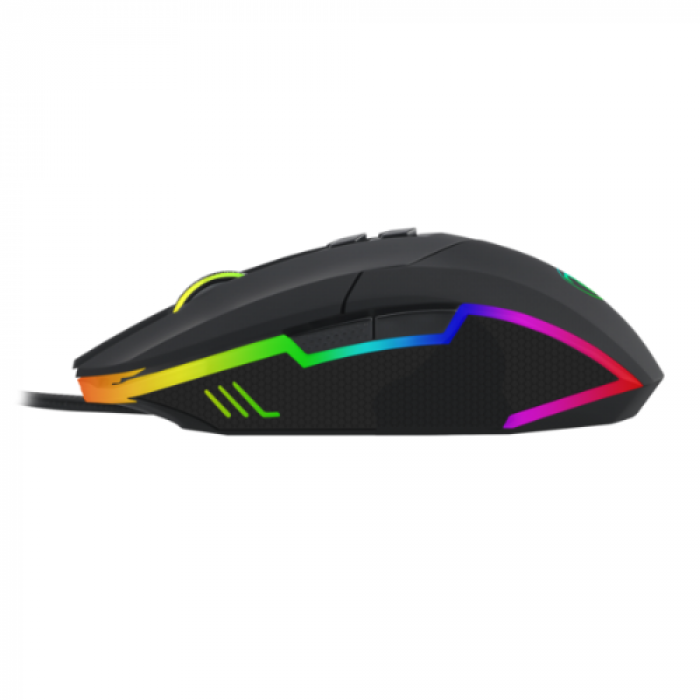 Mouse Optic T-Dagger Lieutenant, RGB LED, USB, Black