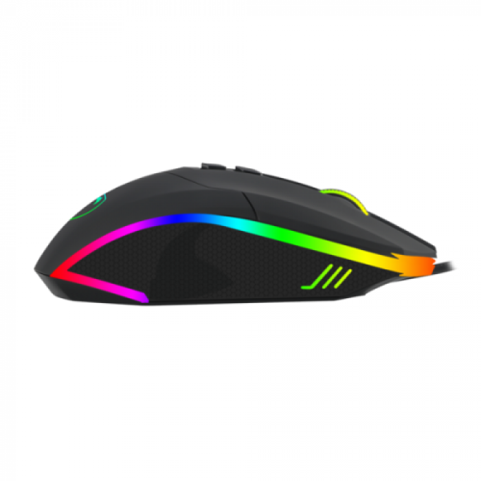 Mouse Optic T-Dagger Lieutenant, RGB LED, USB, Black
