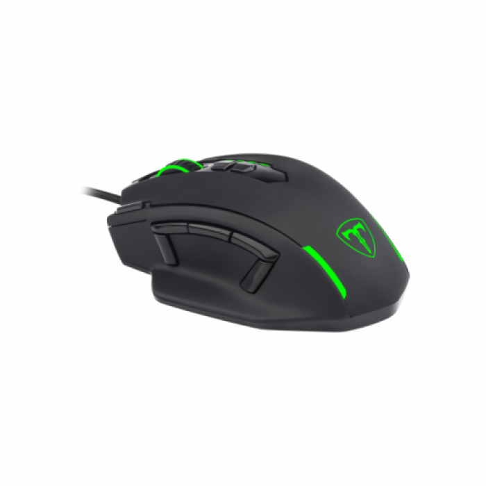 Mouse Optic T-Dagger Major, RGB LED, USB, Black