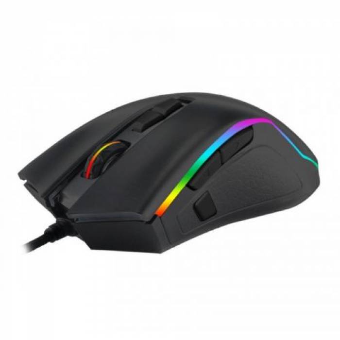 Mouse optic T-Dagger Second Lieutenant, RGB LED, USB, Black