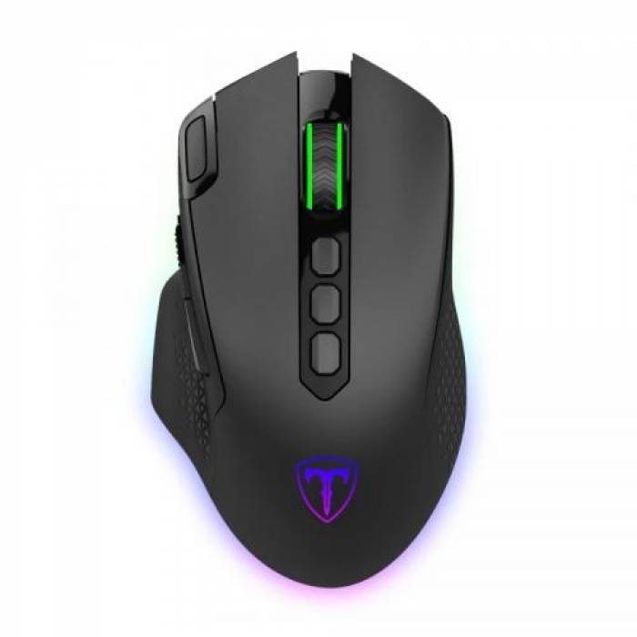 Mouse Optic T-Dagger T-TGM308 Dark Angel Pro, USB Wireless, Black