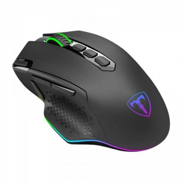 Mouse Optic T-Dagger T-TGM308 Dark Angel Pro, USB Wireless, Black