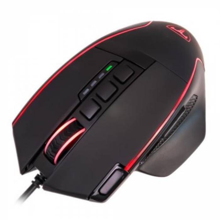 Mouse Optic T-Dagger Vale, USB, Black