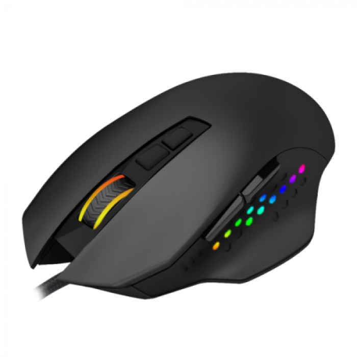 Mouse Optic T-Dagger Warrant Officer, RGB LED, USB, Black