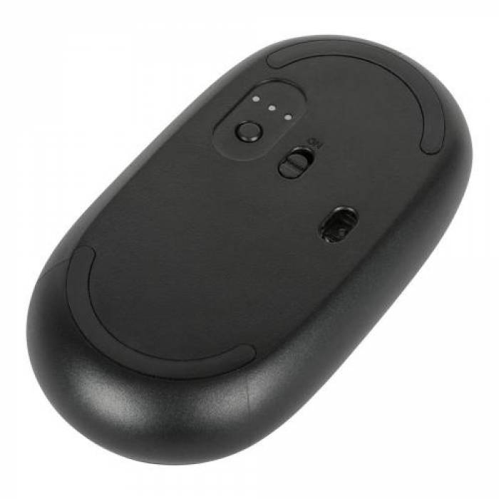 Mouse Optic Targus Antimicrobial, USB Wireless/Bluetooth, Black