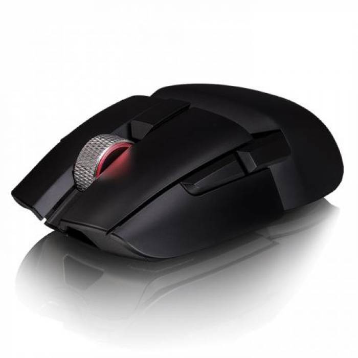 Mouse Optic Thermaltake eSports Argent M5, Wireless, Black