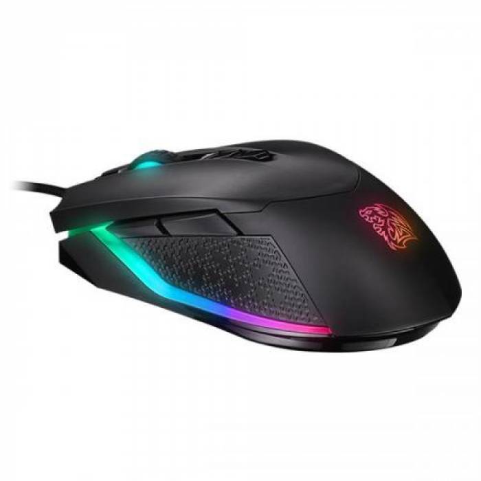 Mouse Optic Thermaltake eSports Iris M50, USB, Black