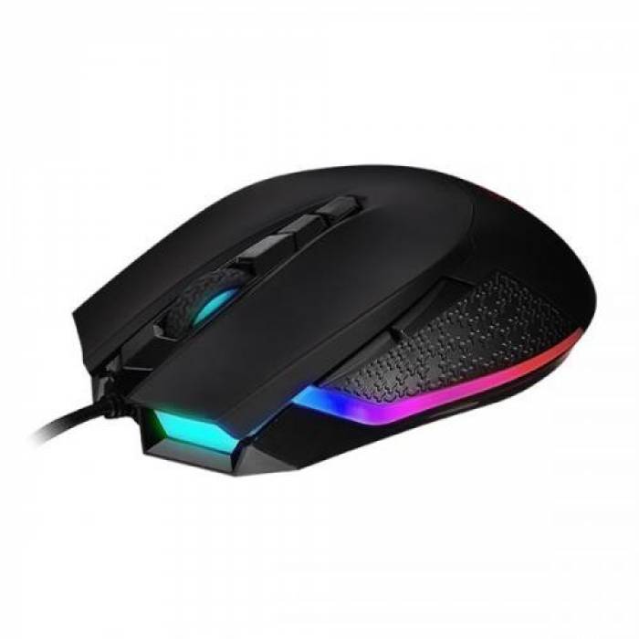 Mouse Optic Thermaltake eSports Iris M50, USB, Black