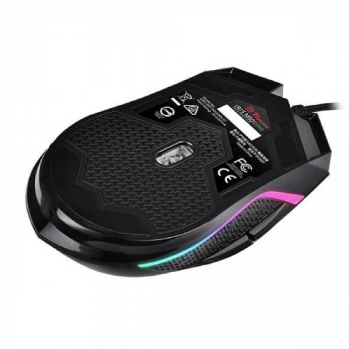 Mouse Optic Thermaltake eSports Iris M50, USB, Black