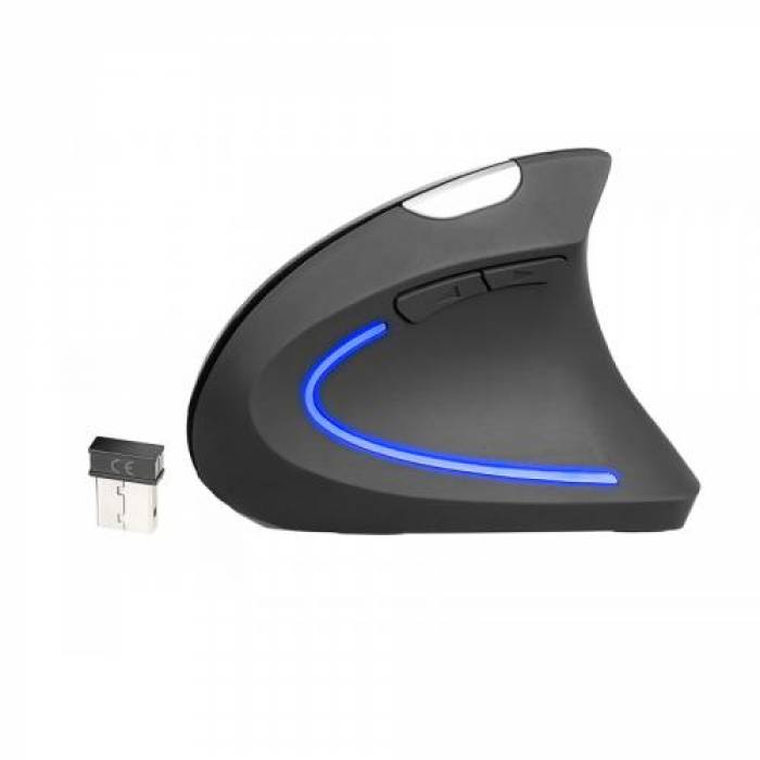 Mouse Optic Tracer Flipper, USB Wireless, Black