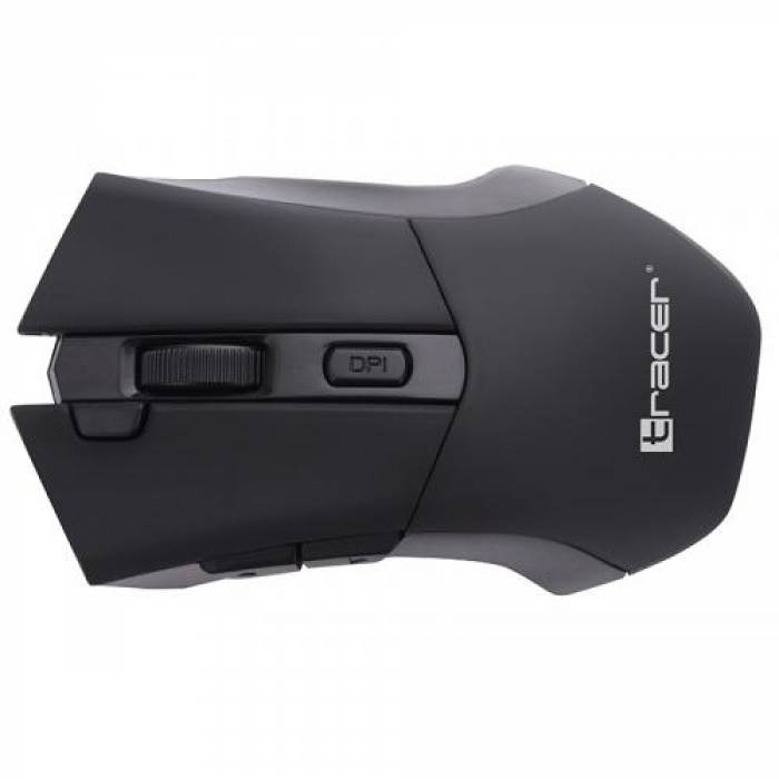 Mouse Optic Tracer Silencio, USB Wireless, Black