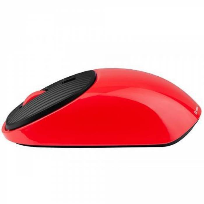 Mouse Optic Tracer WAVE RED RF 2.4 GHz, USB Wireless, Black-Red Mouse Optic Tracer WAVE RED RF 2.4 GHz, USB Wireless, Black-Red