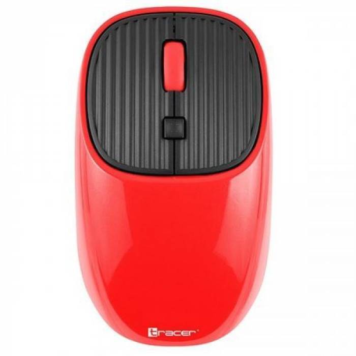 Mouse Optic Tracer WAVE RED RF 2.4 GHz, USB Wireless, Black-Red Mouse Optic Tracer WAVE RED RF 2.4 GHz, USB Wireless, Black-Red