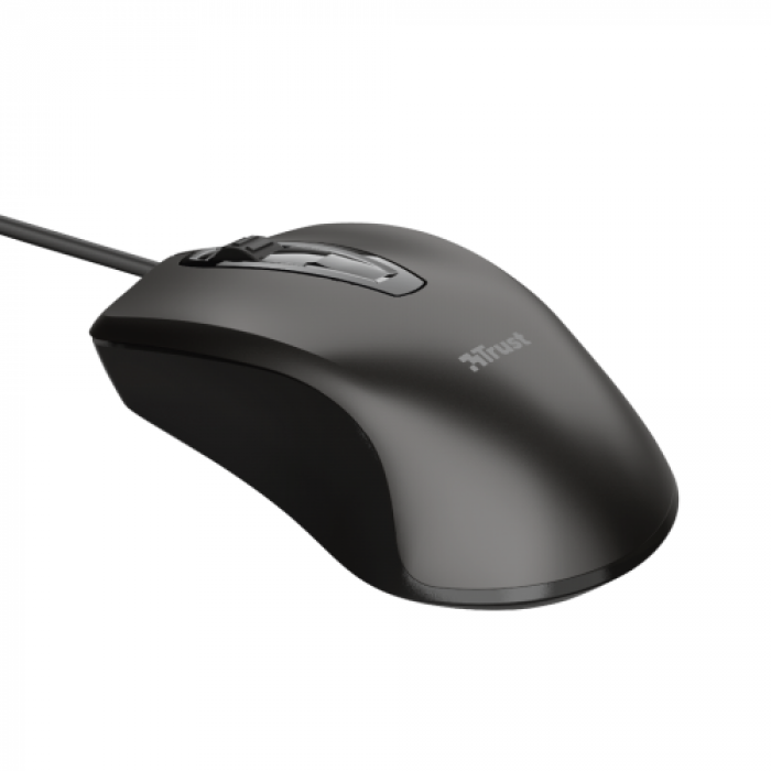 Mouse Optic Trust Carve, USB, Black