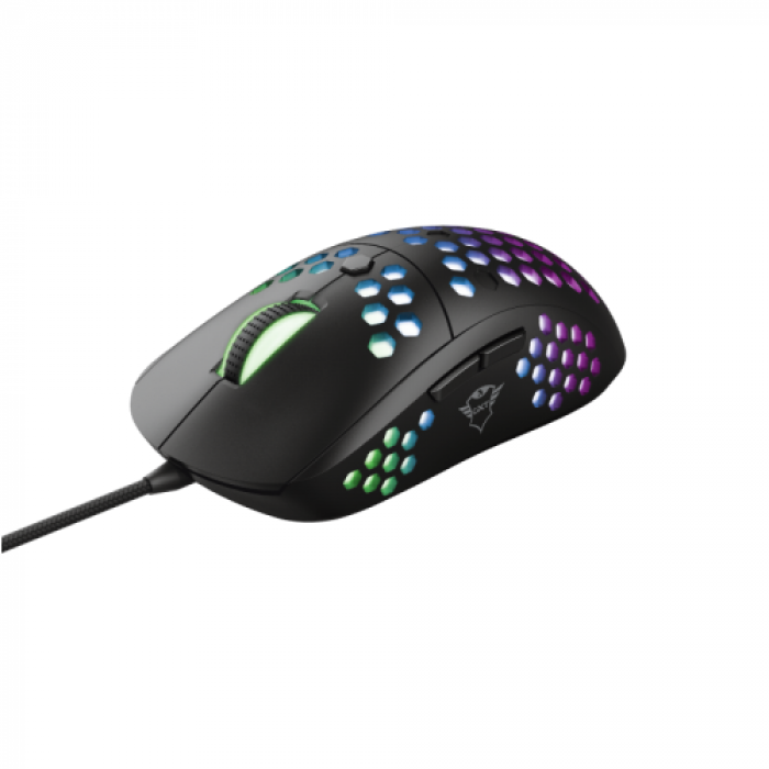 Mouse Optic Trust GTX 960 Graphin Light, USB, Black