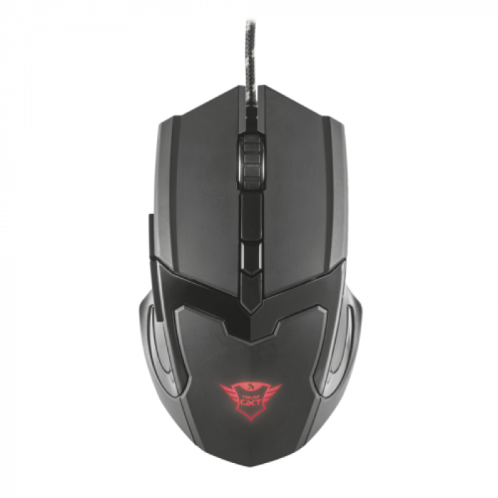 Mouse Optic Trust GXT 101, USB, Black