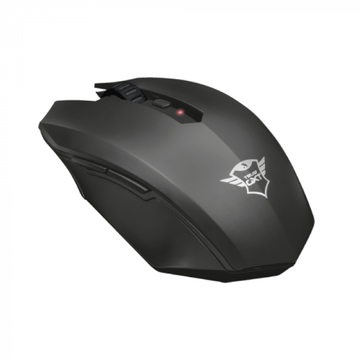 Mouse Optic Trust GXT 115 Macci, USB Wireless, Black