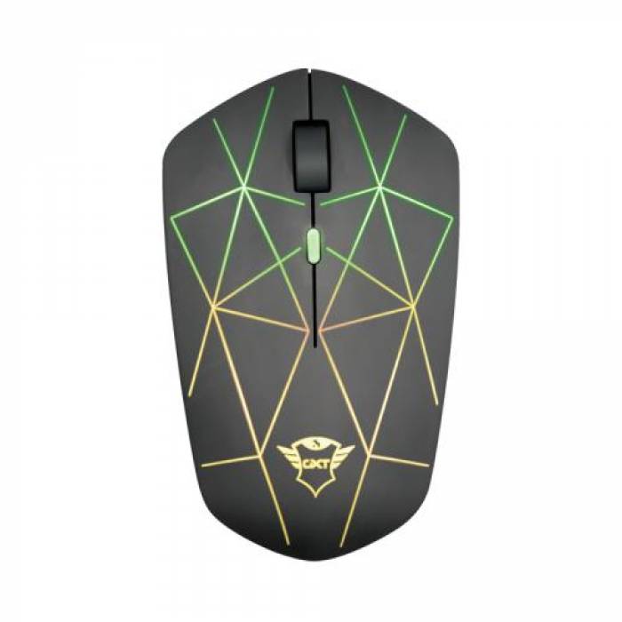 Mouse optic Trust GXT 117 STRIKE, RGB LED, USB Wireless, Black