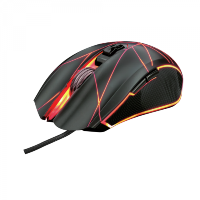 Mouse Optic Trust GXT 160 Ture RGB, USB, Black