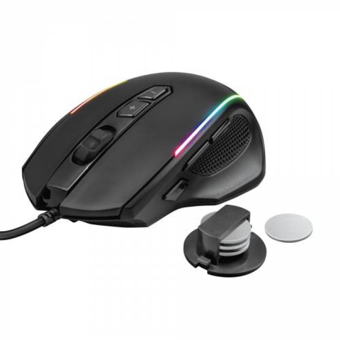 Mouse Optic Trust GXT 165 Celox, RGB LED, USB, Black