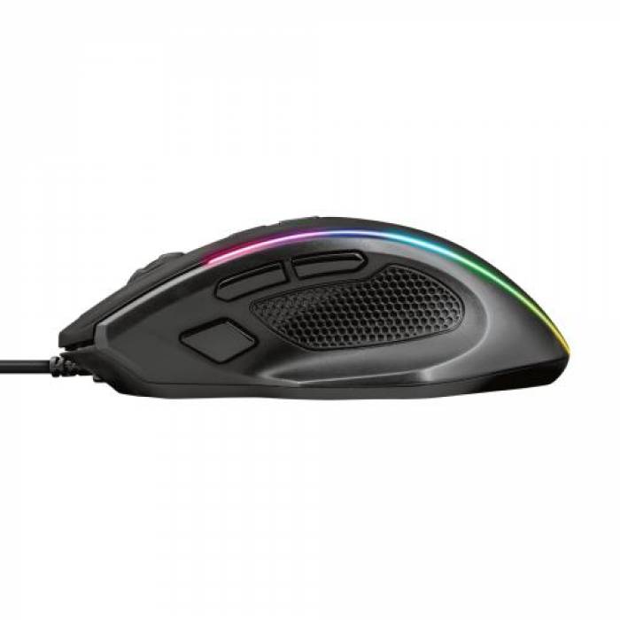 Mouse Optic Trust GXT 165 Celox, RGB LED, USB, Black