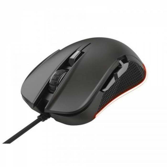 Mouse Optic Trust GXT 922 YBAR, USB, Black