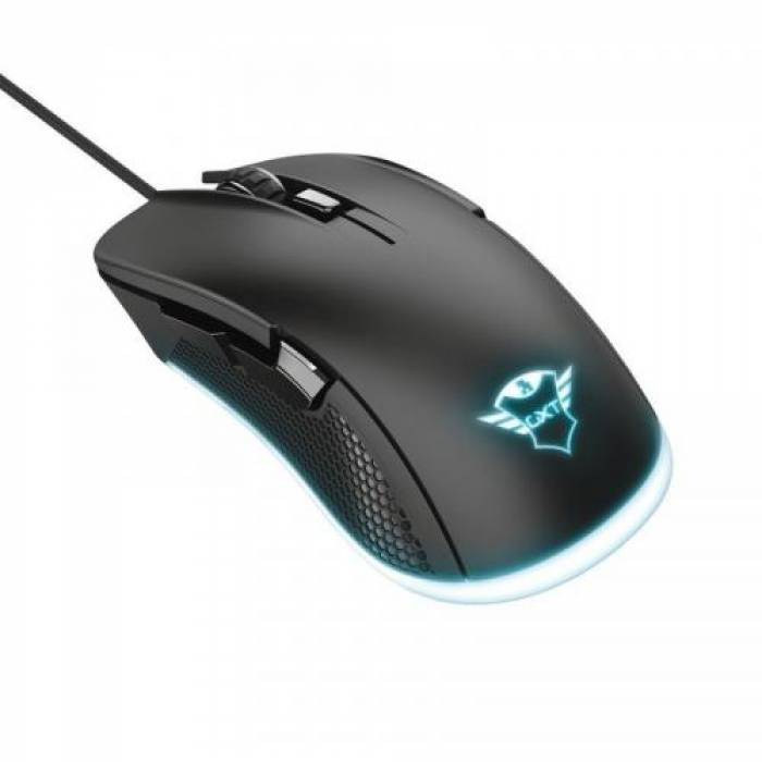 Mouse Optic Trust GXT 922 YBAR, USB, Black