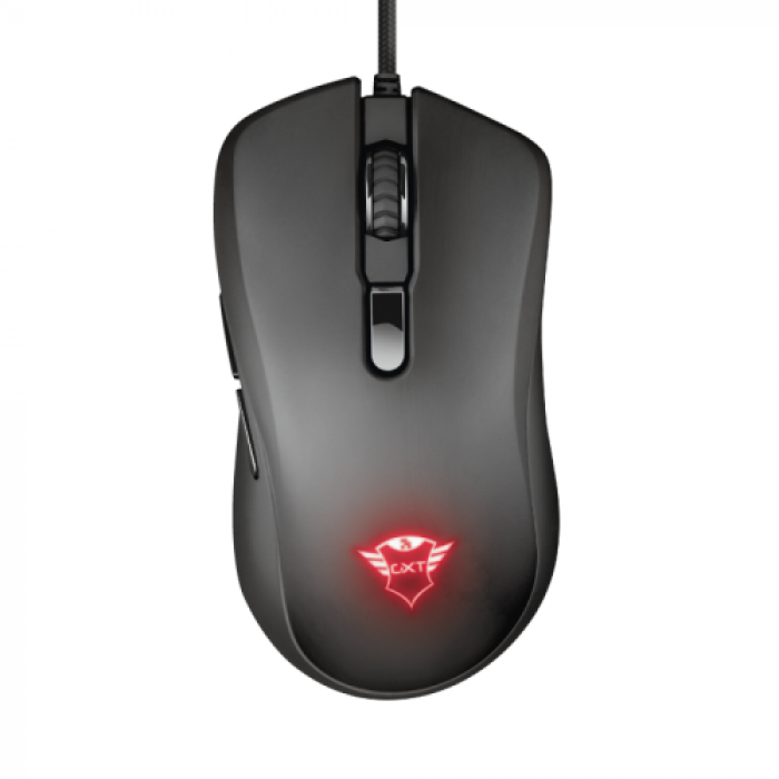 Mouse Optic Trust GXT 930, LED RGB, USB, Black