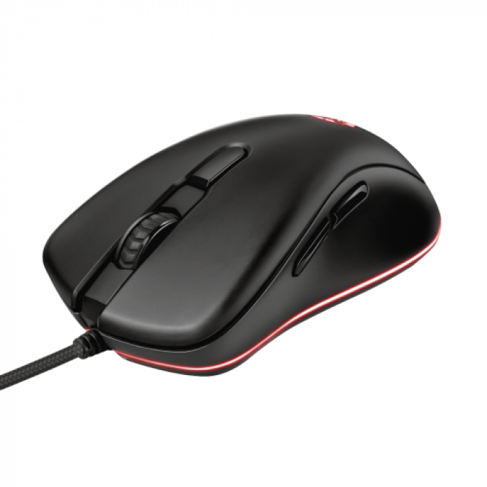 Mouse Optic Trust GXT 930, LED RGB, USB, Black