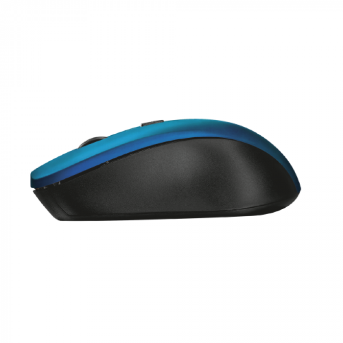 Mouse Optic Trust Mydo Silent Click Wi, USB Wireless, Blue