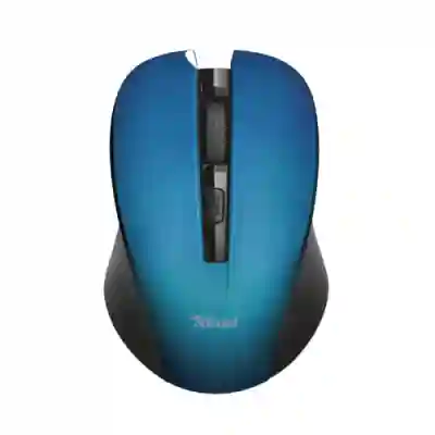 Mouse Optic Trust Mydo Silent Click Wi, USB Wireless, Blue