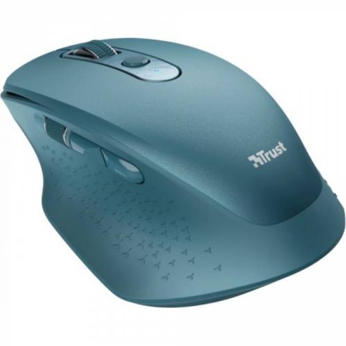 Mouse Optic Trust Ozaa Rechargeable, USB Wireless, Blue