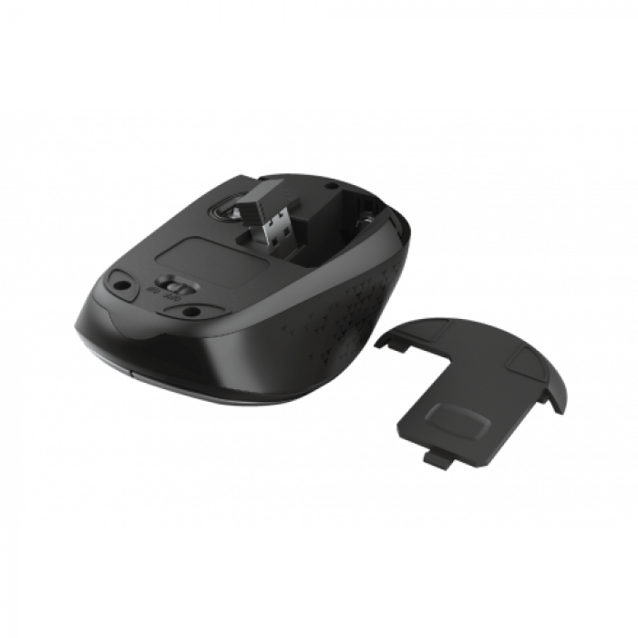 Mouse Optic Trust Yvi Dual Mode, USB/Bluetooth, Black