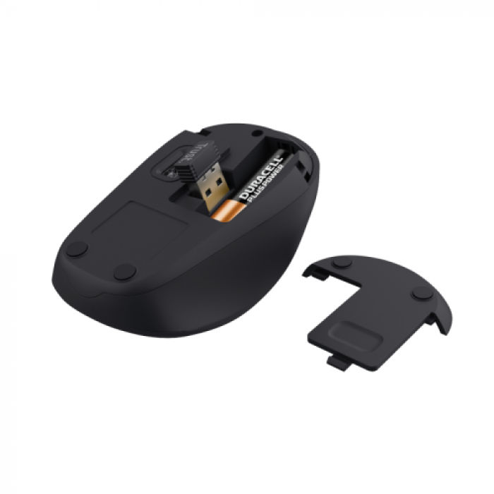 Mouse Optic Trust  Yvi+, USB Wireless, Black-Grey