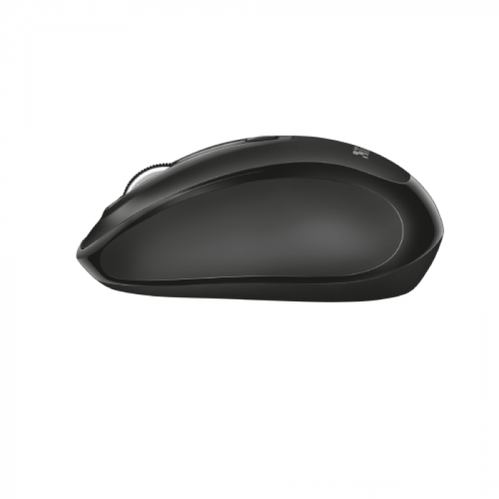Mouse Optic Trust Zelo Silent, USB Wireless, Black