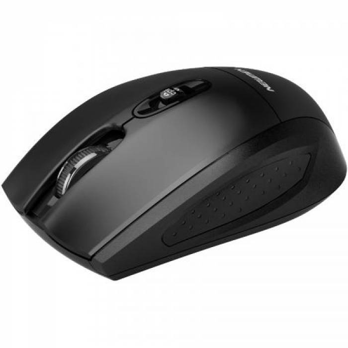 Mouse Optic Wireless Newmen F620, USB Wireless, Black