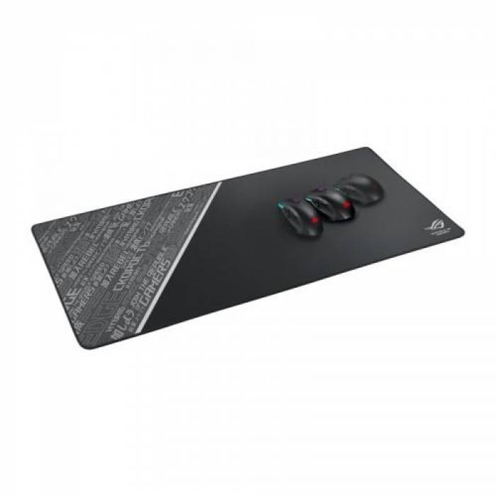 Mouse Pad ASUS BLK LTD RGB, Black-Grey