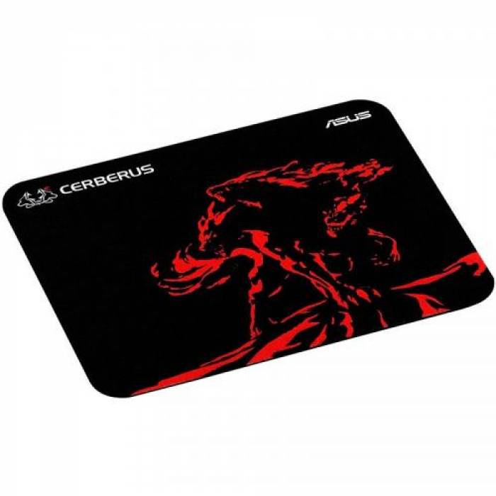 Mouse Pad ASUS Cerberus Mat Mini, Black-Red