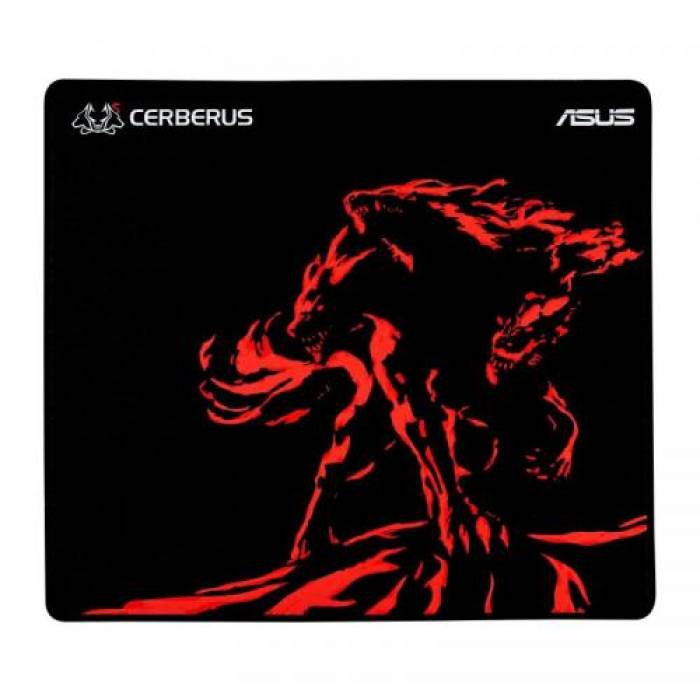 Mouse Pad ASUS Cerberus Mat Plus, Black-Red