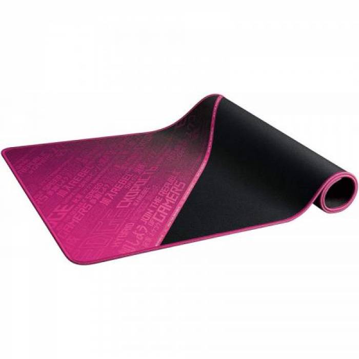 Mouse Pad ASUS ROG Sheath Electro Punk, Black-Pink