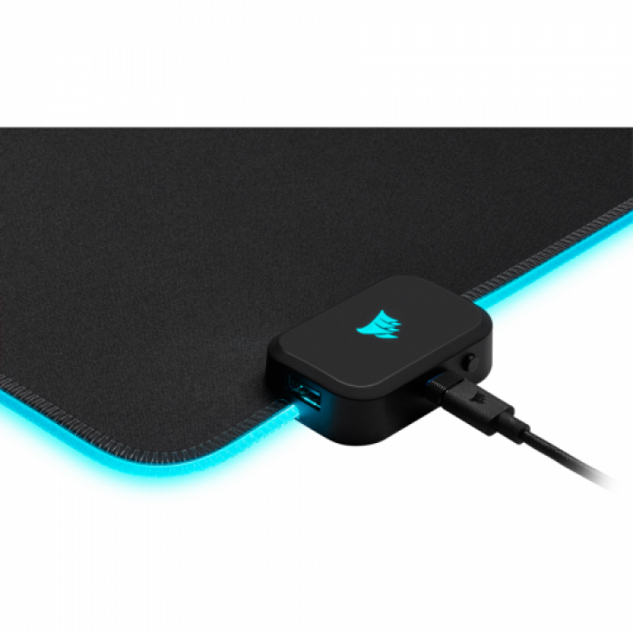 Mouse Pad Corsair MM700RGB Extended XL, Black