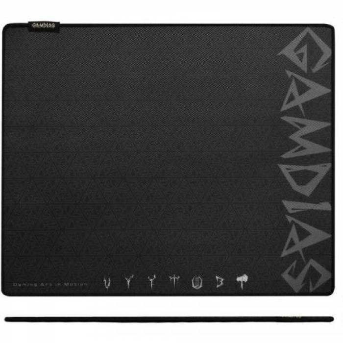 Mouse Pad Gamdias NYX Control L, Black-Grey