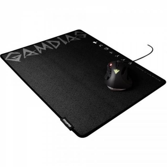 Mouse Pad Gamdias NYX Control L, Black-Grey