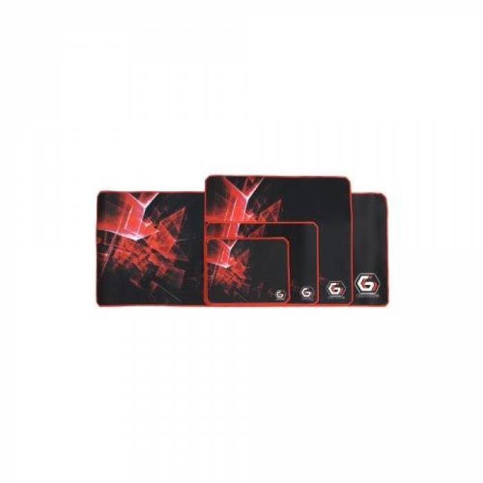 Mouse Pad Gembird extra large, Black-Red