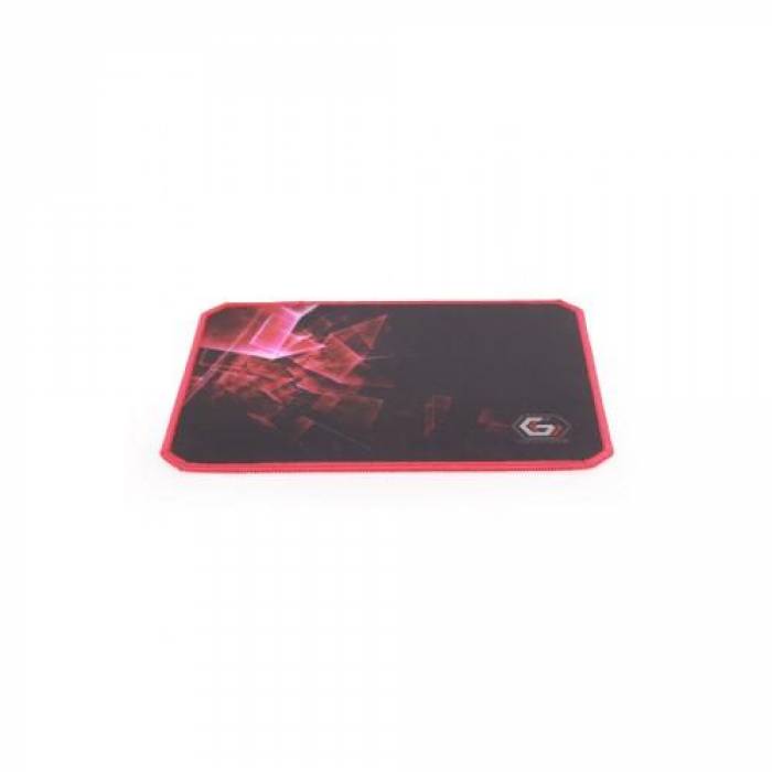 Mouse Pad Gembird Large, Black-Red