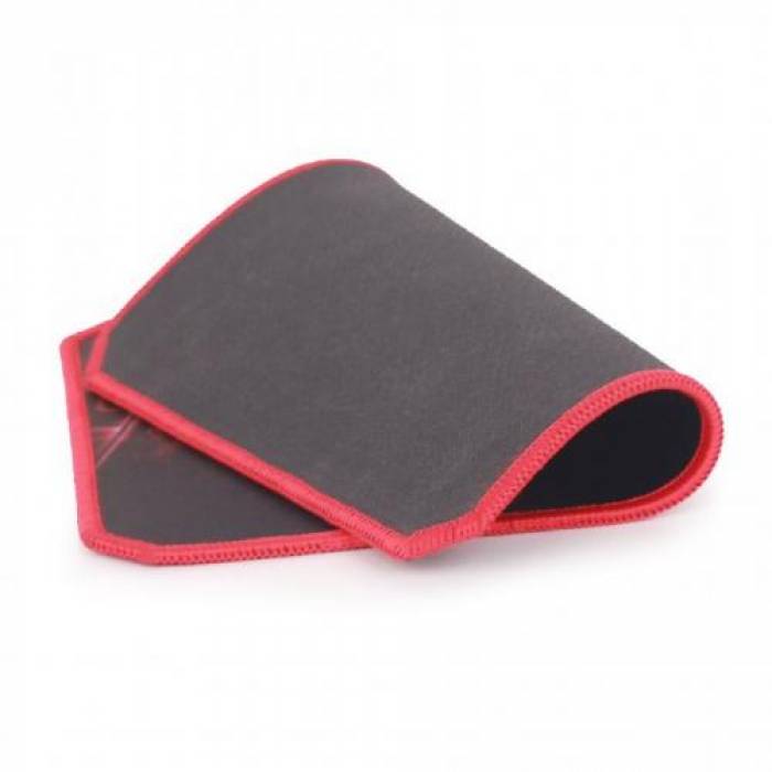 Mouse Pad Gembird Large, Black-Red