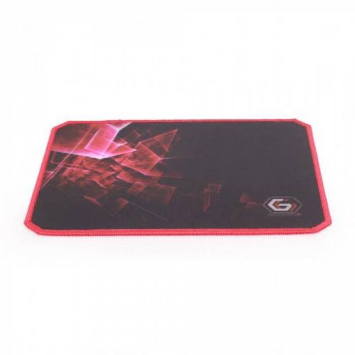 Mouse Pad Gembird Small, Black-Red