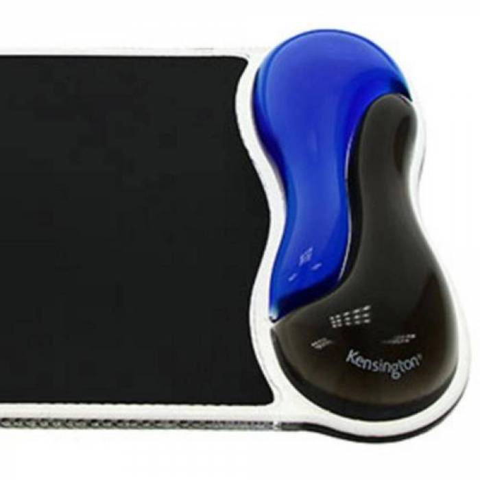 Mouse Pad Kensington Crystal, Black-Blue